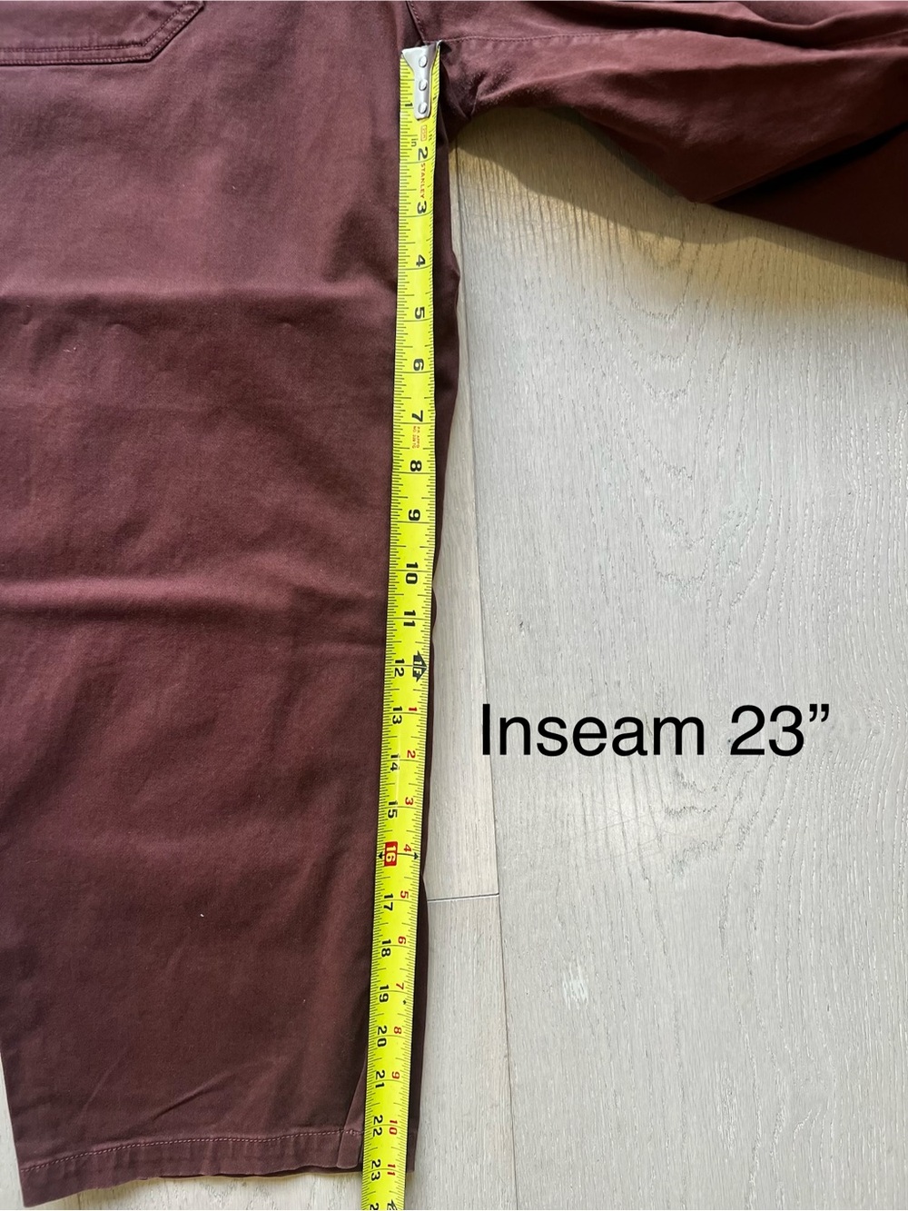 Universal Thread Cropped Chinos in Rust - Picture 6 of 6